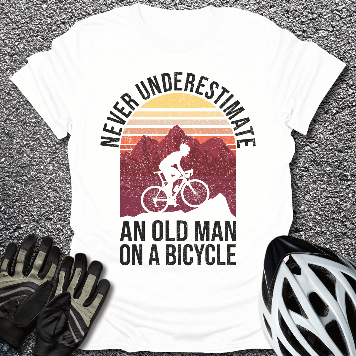 Never Underestimate T-Shirt in White / S from CycleTees