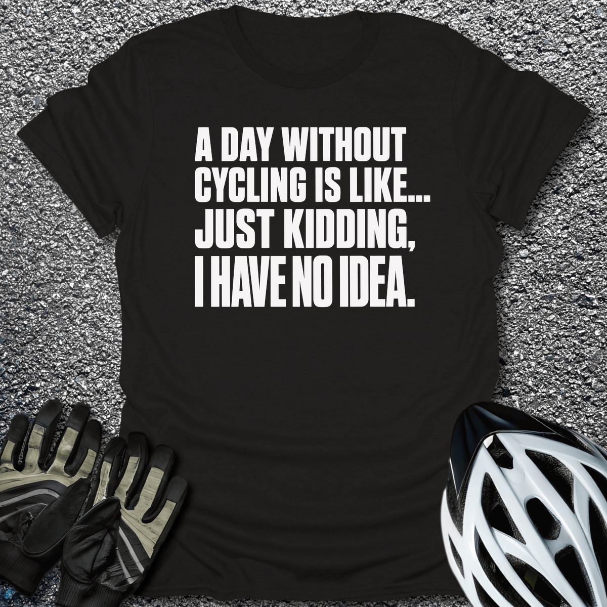 No Idea T-Shirt in Black / S from CycleTees