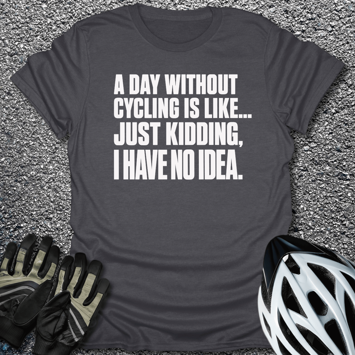 No Idea T-Shirt in Dark Heather / S from CycleTees