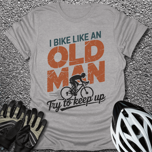 Old Man T-Shirt in Sport Grey / S from CycleTees