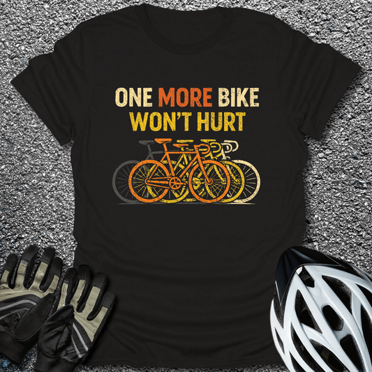 One More Bike T-Shirt in Black / S from CycleTees