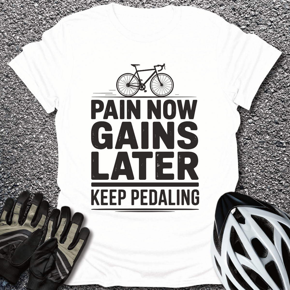 Pain Now T-Shirt in White / S from CycleTees
