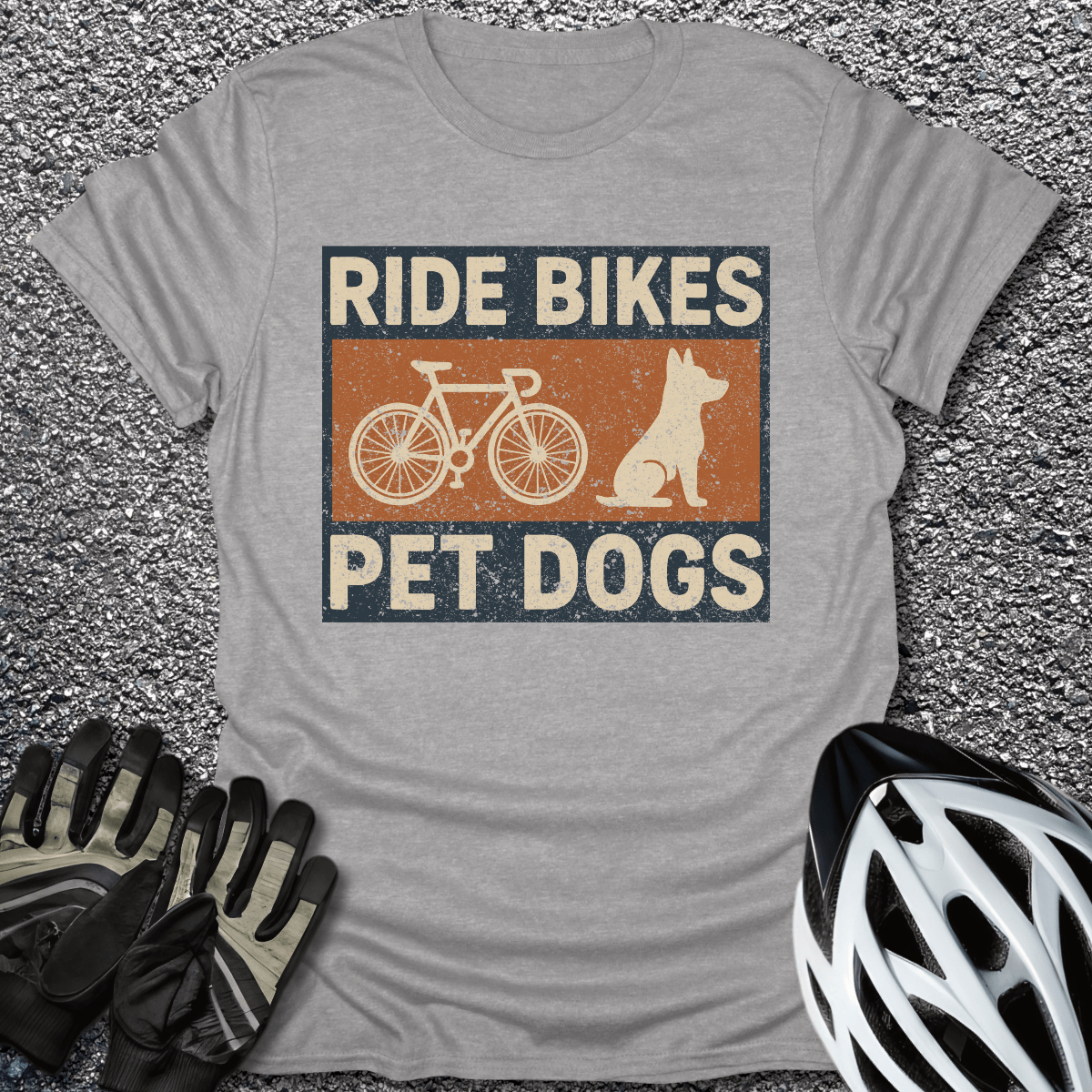 Pet Dogs T-Shirt in Sport Grey / S from CycleTees