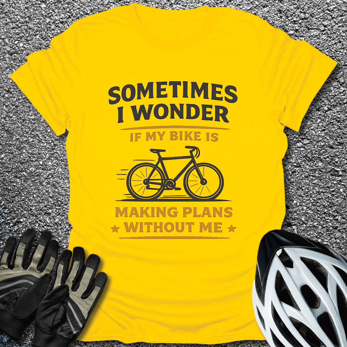 Plans Without Me T-Shirt in Daisy / S from CycleTees