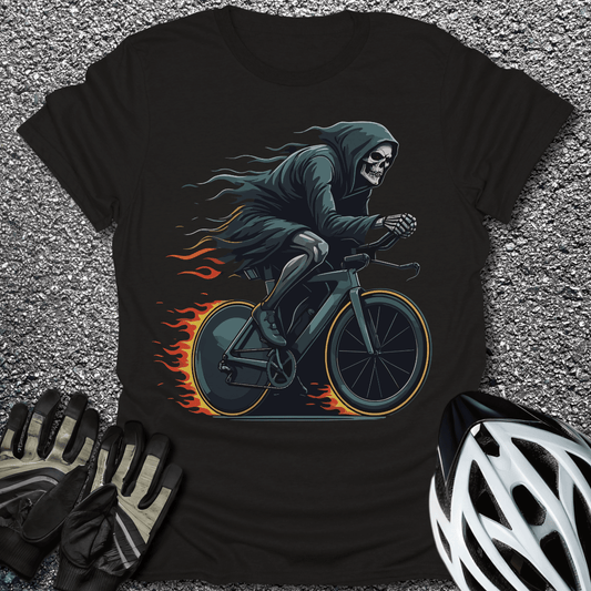 Reaper Ride T-Shirt in Black / S from CycleTees