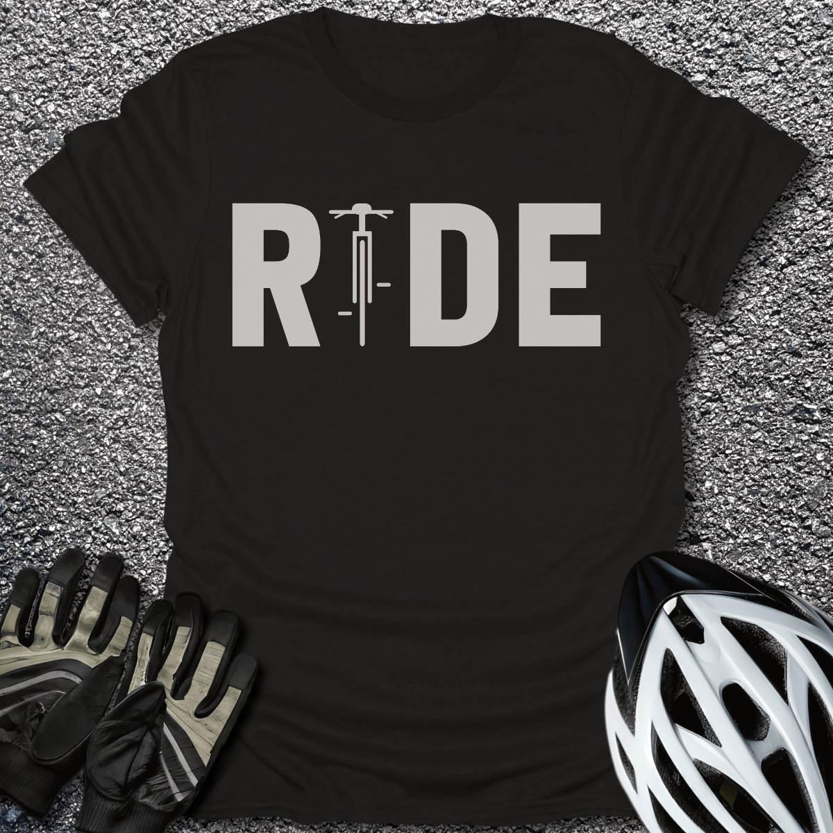 Ride Mode T-Shirt in Black / S from CycleTees