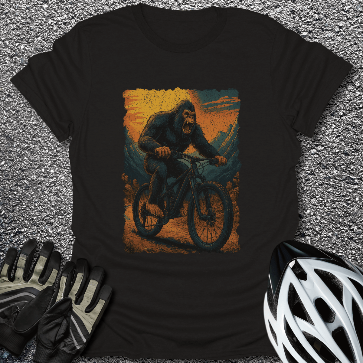 Ride of the Beast T-Shirt in Black / S from CycleTees