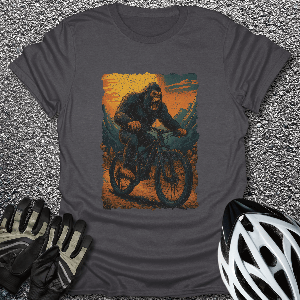 Ride of the Beast T-Shirt in Dark Heather / S from CycleTees