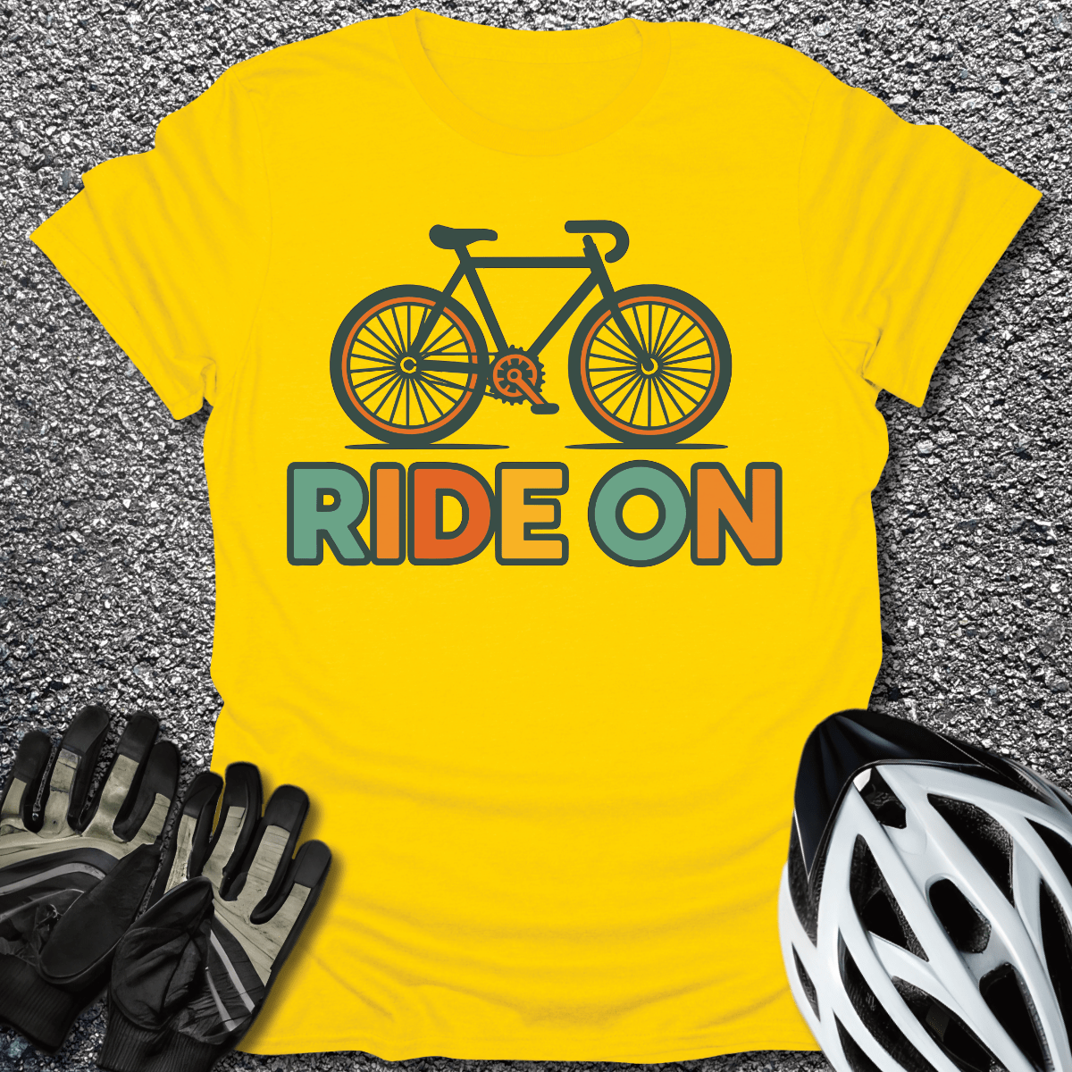 Ride State T-Shirt in Daisy / S from CycleTees