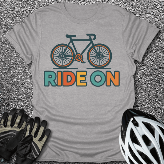 Ride State T-Shirt in Sport Grey / S from CycleTees
