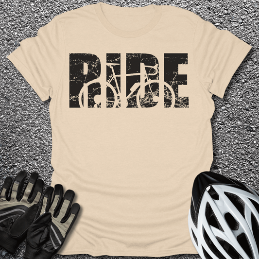 Ride T-Shirt in Sand / S from CycleTees