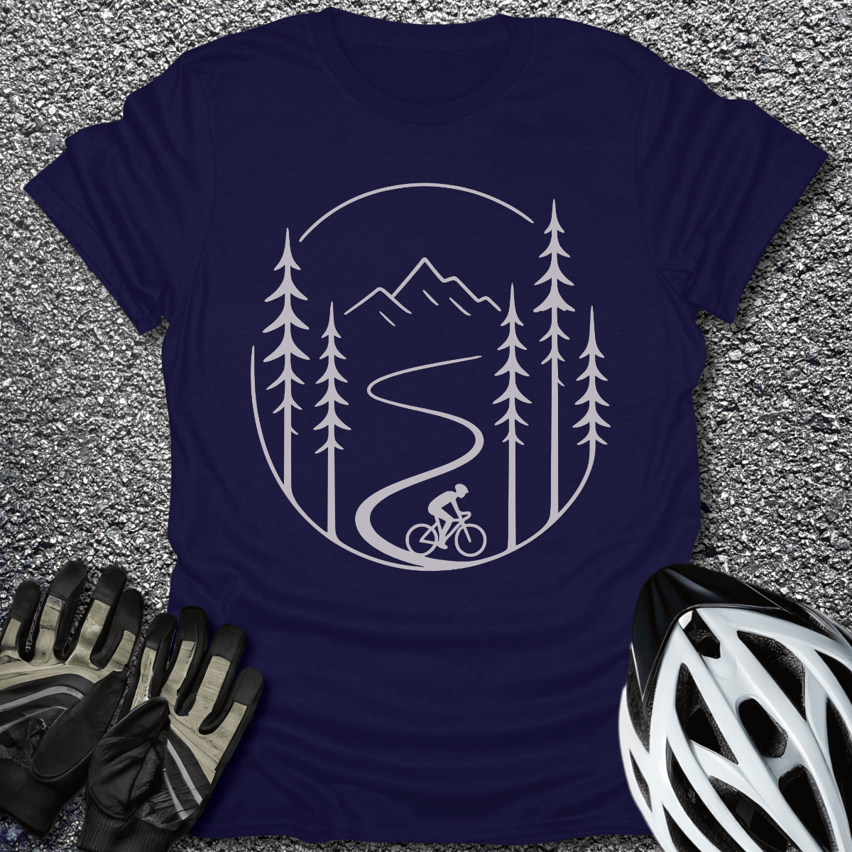 Ride the Wild T-Shirt in Navy / S from CycleTees