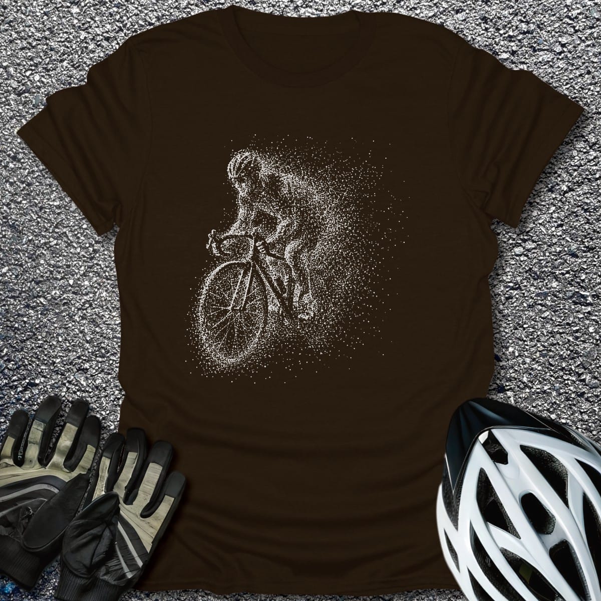 Scattered Soul T-Shirt in Dark Chocolate / S from CycleTees