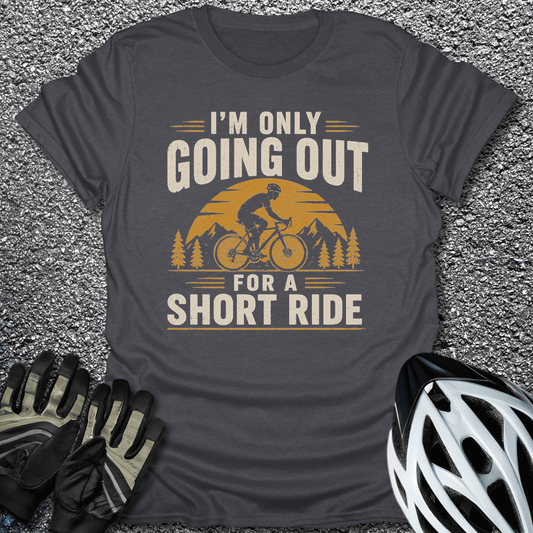 Short Ride T-Shirt in S / Dark Heather from CycleTees