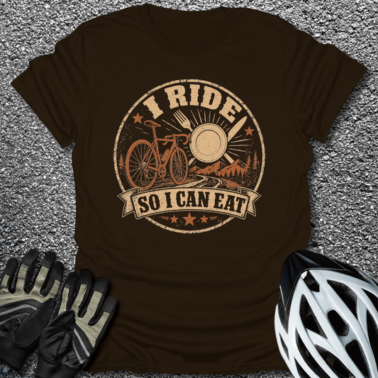 So I Can Eat T-Shirt in Dark Chocolate / S from CycleTees