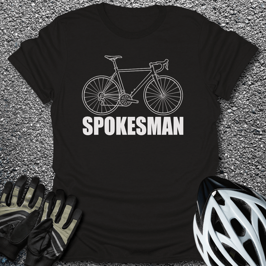 Spokesman T-Shirt in Black / S from CycleTees