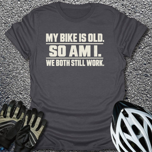 Still Works T-Shirt in Dark Heather / S from CycleTees