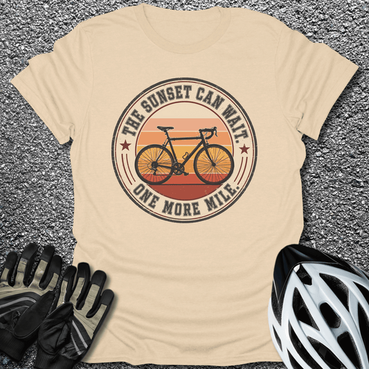 Sunset Can Wait T-Shirt in Sand / S from CycleTees