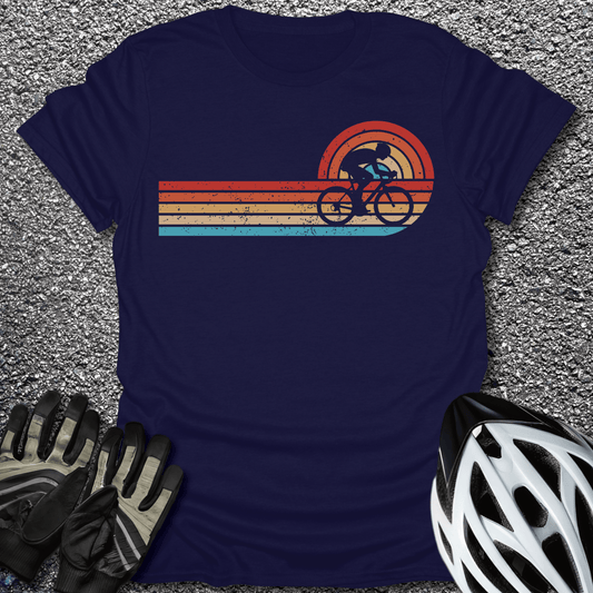 Sunset Strips T-Shirt in Navy / S from CycleTees