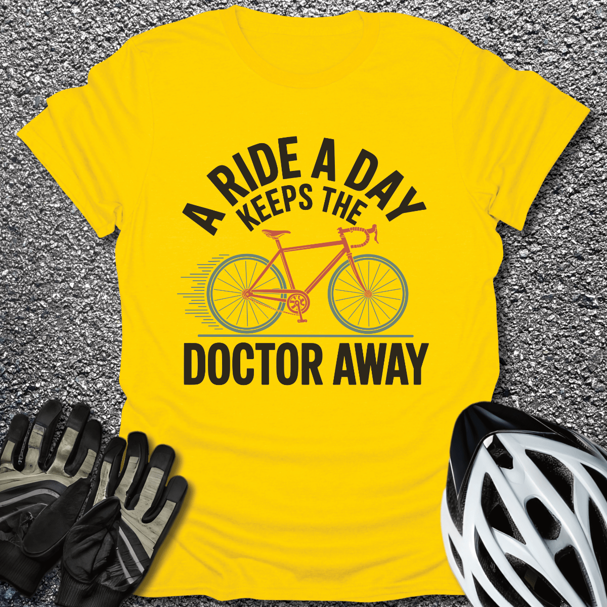 The Doctor Away T-Shirt in Daisy / S from CycleTees
