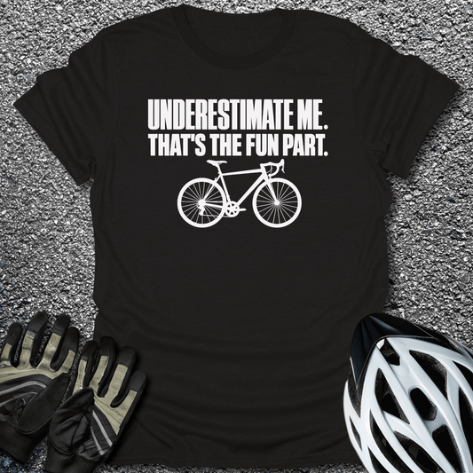 The Fun Part T-Shirt in Black / S from CycleTees