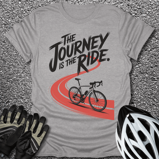 The Journey T-Shirt in Sport Grey / S from CycleTees