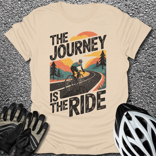 The Journey Vintage T-Shirt in Sand / S from CycleTees