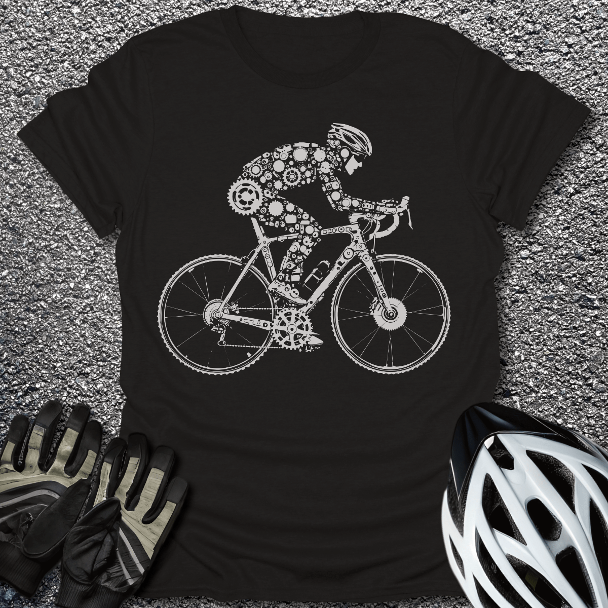 The Mechanic T-Shirt in Black / S from CycleTees