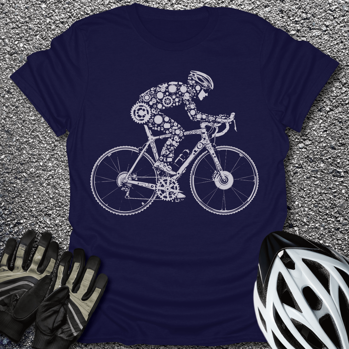 The Mechanic T-Shirt in Navy / S from CycleTees