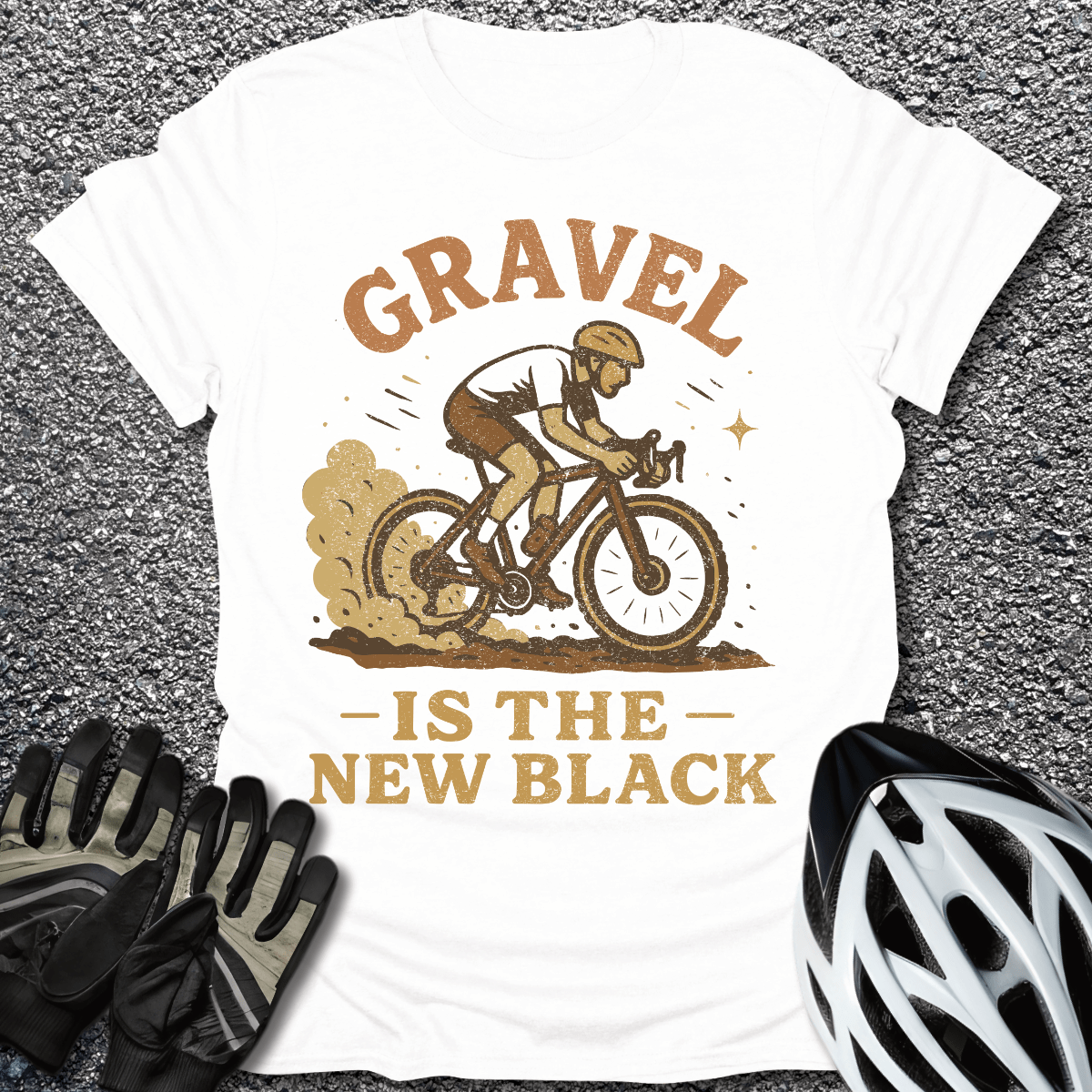 The New Black T-Shirt in White / S from CycleTees
