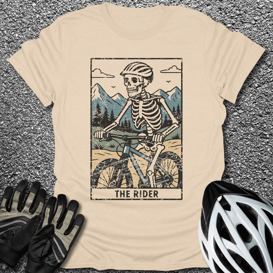 The Rider T-Shirt in Sand / S from CycleTees