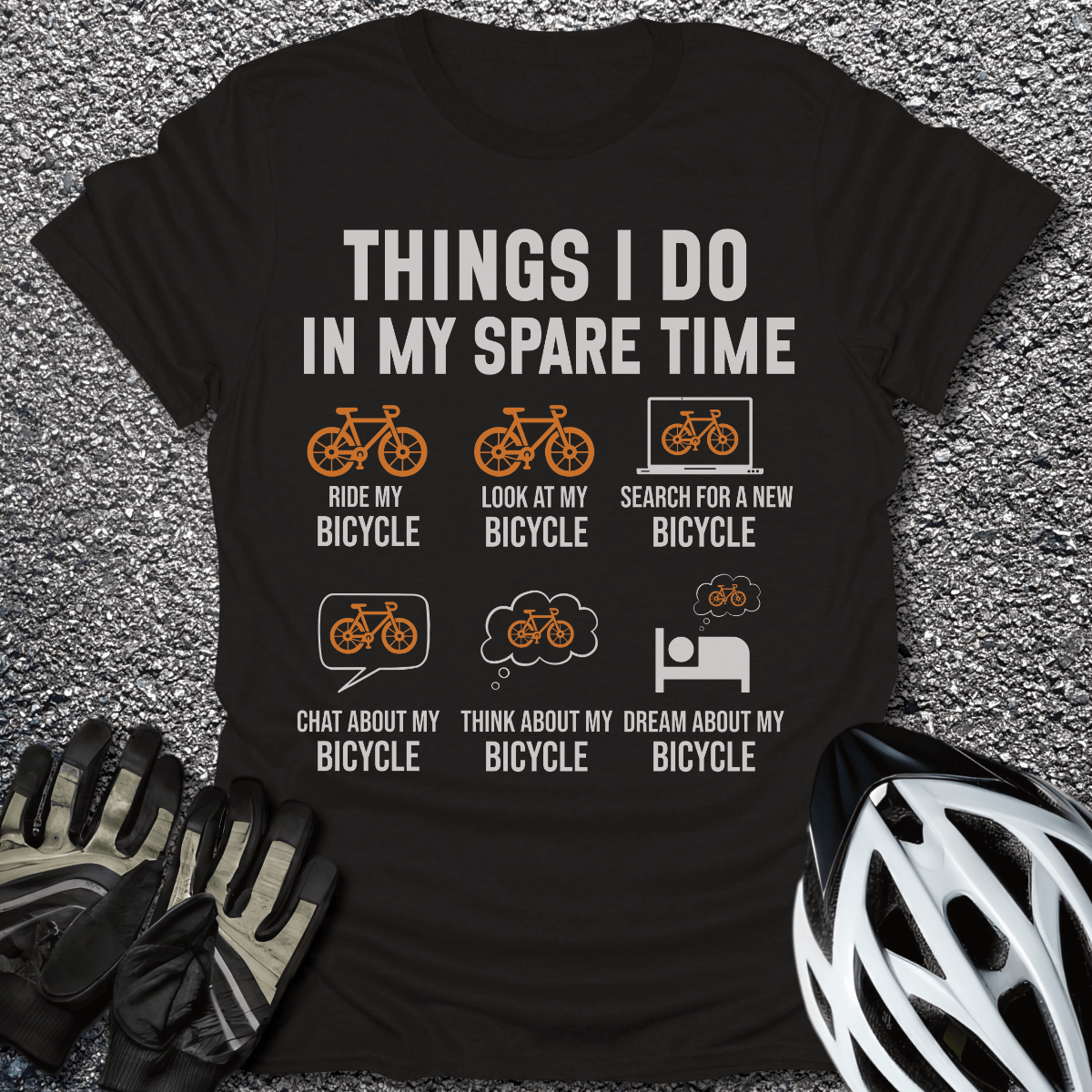 Things I Do T-Shirt in Black / S from CycleTees