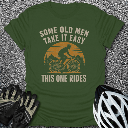 This One Rides T-Shirt in S / Military Green from CycleTees