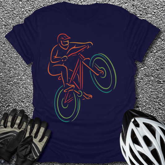 Trail Blazer T-Shirt in Navy / S from CycleTees