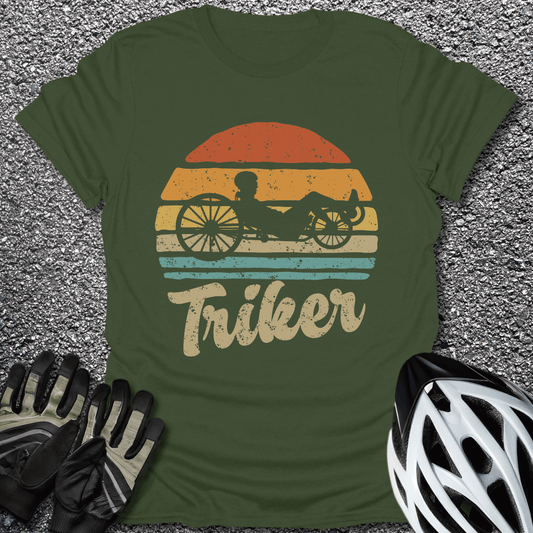 Triker T-Shirt in Military Green / S from CycleTees