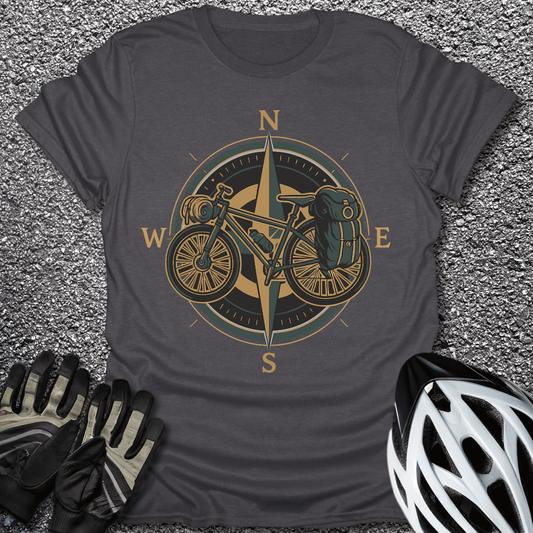 Wanderbike T-Shirt in Dark Heather / S from CycleTees