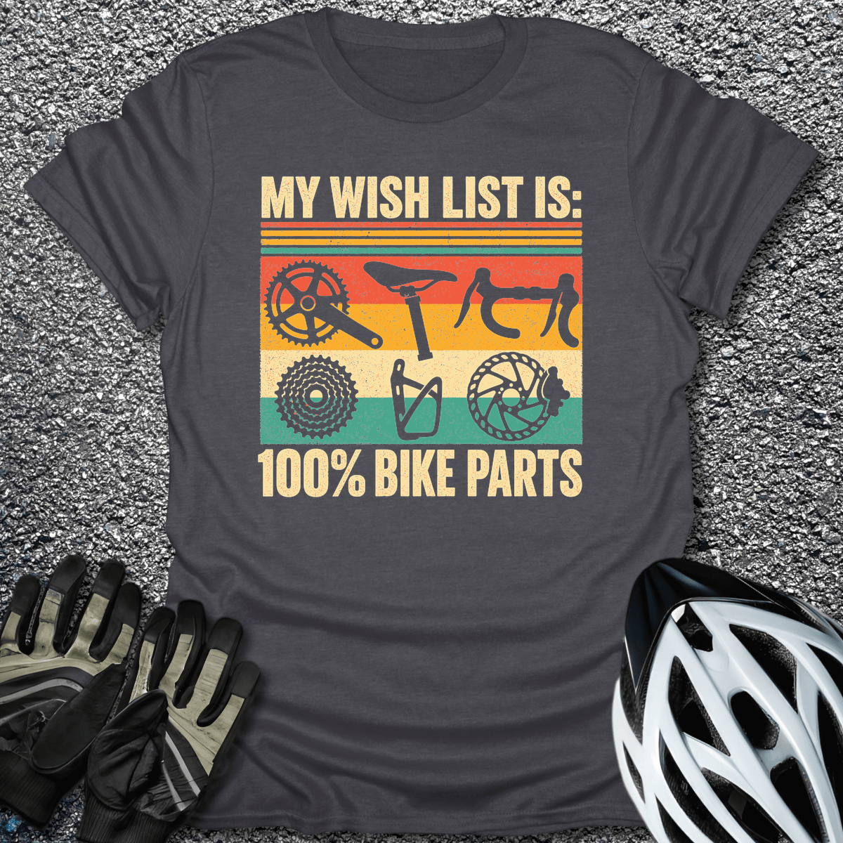 Wish List T-Shirt in from CycleTees