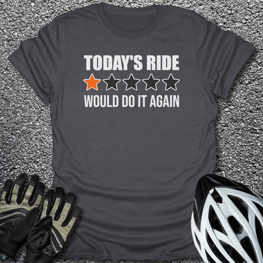 Would Do Again T-Shirt in Dark Heather / S from CycleTees