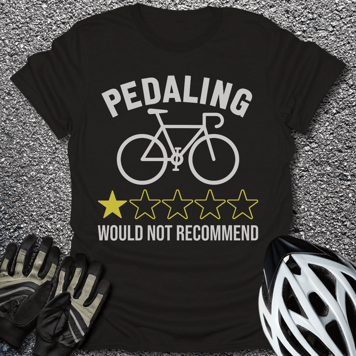 Would Not Recommend T-Shirt in Black / S from CycleTees