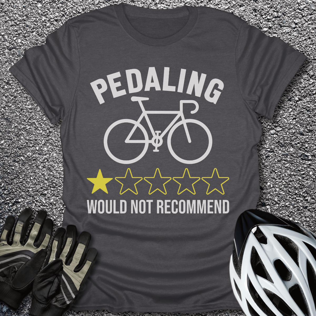 Would Not Recommend T-Shirt in Dark Heather / S from CycleTees