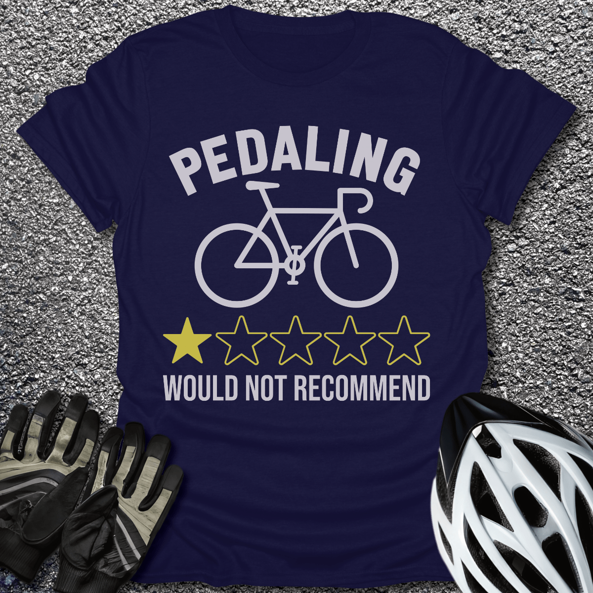 Would Not Recommend T-Shirt in Navy / S from CycleTees