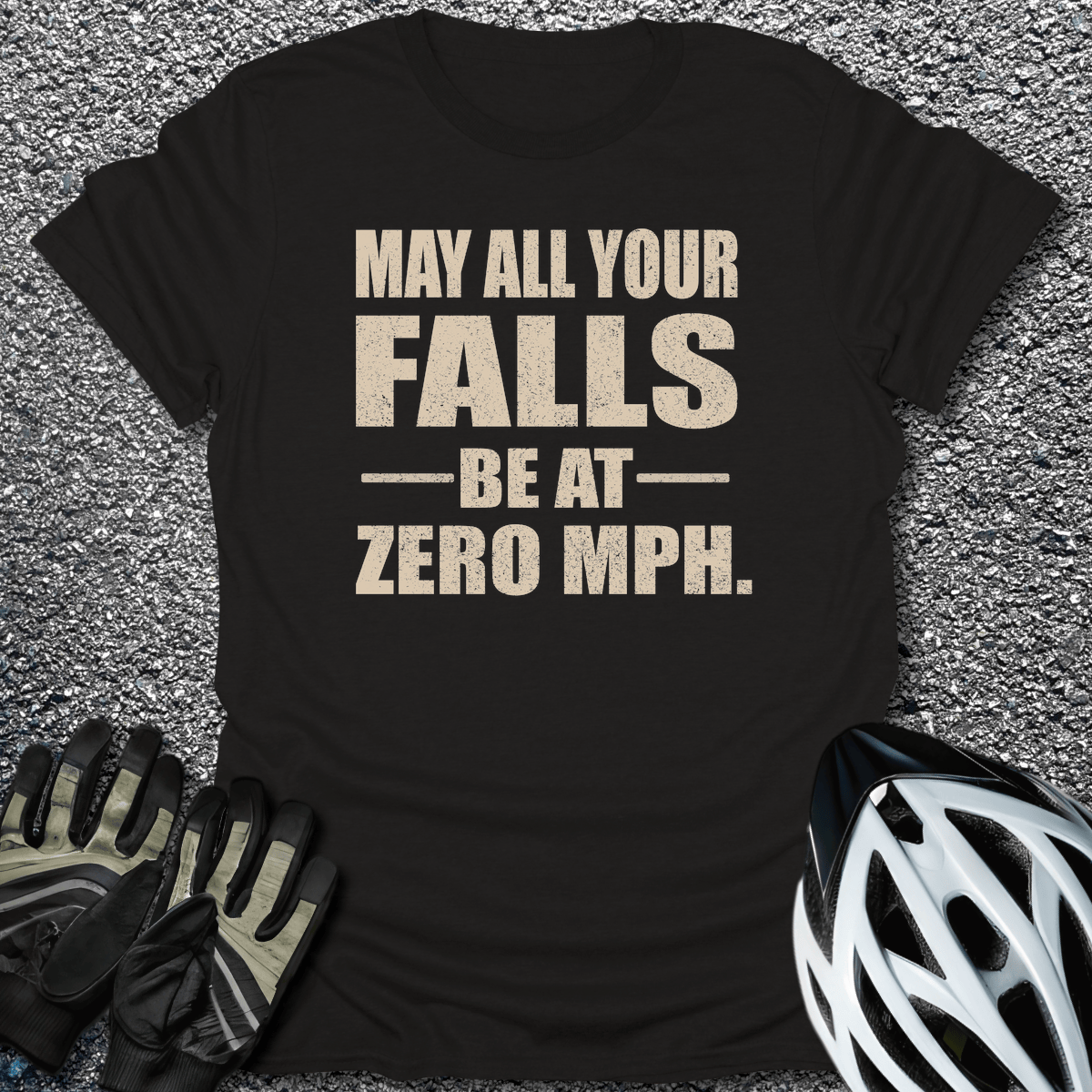 Zero MPH T-Shirt in Black / S from CycleTees
